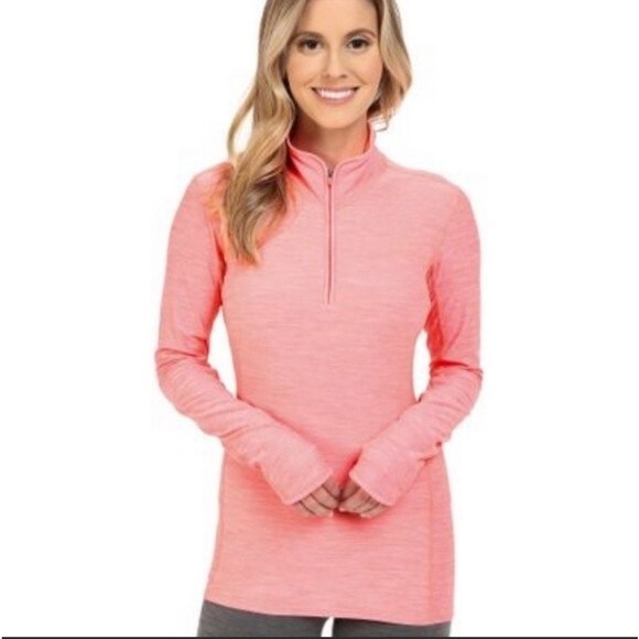 The North Face Women’s 1/4 Zip Top in Orange Sherbet L - Picture 6 of 6